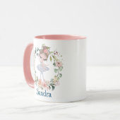 Niedlich Ballerina Girl Tasse (Vorderseite Links)