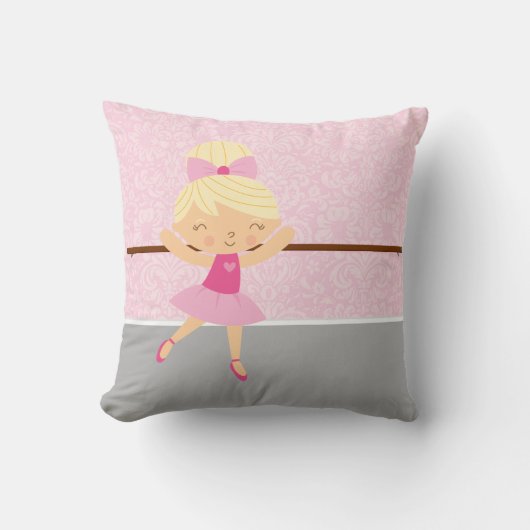 Niedlich Ballerina Kissen (Vorderseite)