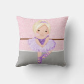 Niedlich Ballerina Kissen (Rückseite)