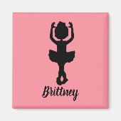 Niedlich Ballerina Magnet (Vorne)