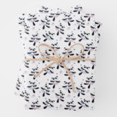 Niedlich Ballerina Panda Bears Ballett Tanz Geschenkpapier Set (Beispiel)
