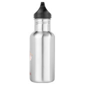 Niedlich Ballerina Personalisiert Name School Edelstahlflasche (Rechts)