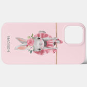 Niedlich Ballerina Pink Ballett Personalisiert Case-Mate iPhone Hülle (Rückseite (Horizontal))