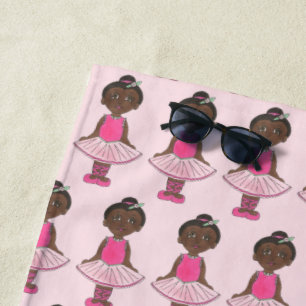 Niedlich Ballerina Pink Tutu Ballet Tanzlehrer Strandtuch