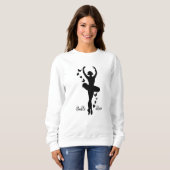 Niedlich Ballerina Sweatshirt (Vorne ganz)
