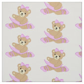 Niedlich Ballerina Teddy Bear Stoff (Muster)
