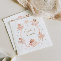 Niedlich Ballerinas Geburtstagseinladung