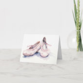 Niedlich Ballet Slippers BLANG Karte (Vorderseite)