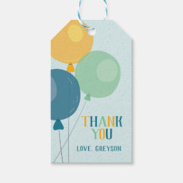 Niedlich Balloon Danke, dass Sie Tags bevorzugen Geschenkanhänger