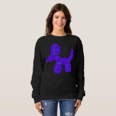 Niedlich Balloon Poodle Sweatshirt (Vorne ganz)