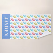 Niedlich Balloons Monogram Boy Baby Kinderzimmer Badehandtuch (Badehandtuch)