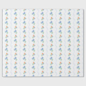 Niedlich Balloons Wasserfarbe Geburtstag Geschenkpapier (Flach)