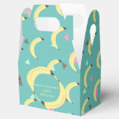 Niedlich Banana Bunch Aquamarin Confetti Babydusch Geschenkschachtel (Geöffnet)
