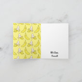 Niedlich Banana Kindergeburtstag Kawaii Karte (Innenseite)