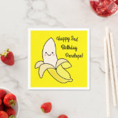 Niedlich Banana Kindergeburtstag Kawaii Serviette (Beispiel)