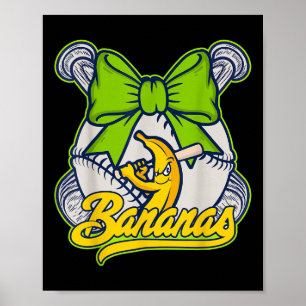 Niedlich Bananenname Banana Frucht Lover Personali Poster