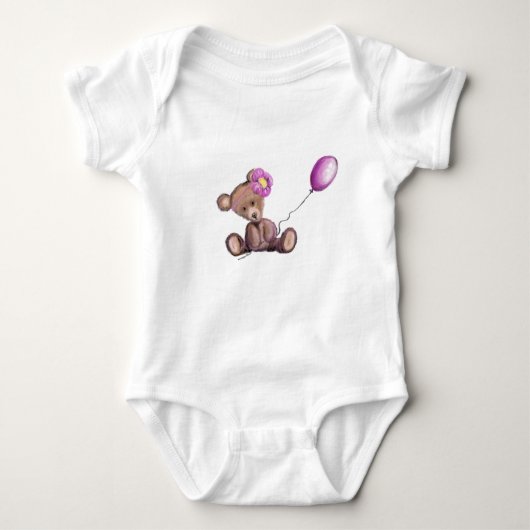Niedlich BärenBaby-Bodysuit Baby Strampler (Vorderseite)