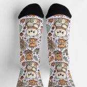 Niedlich Bärencosy Socks - spielerisches Vector De Socken (Oben)