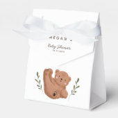 Niedlich Bärenjunge Babydusche Geschenkschachtel (Vorderseite)