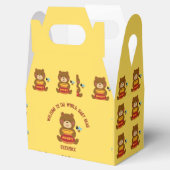 Niedlich Bärenmädchen Kinderdusche Geschenkschachtel (Geöffnet)