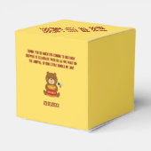 Niedlich Bärenmädchen Kinderdusche Geschenkschachtel (Rückseite)