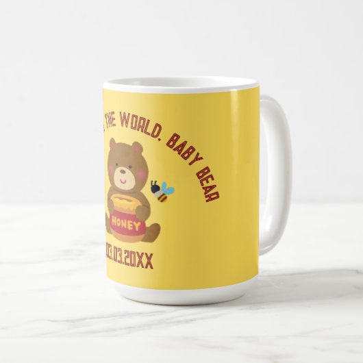 Niedlich Bärenmädchen Kinderdusche Kaffeetasse (VorderseiteRechts)