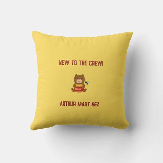 Niedlich Bärenmädchen Kinderdusche Kissen (Rückseite)