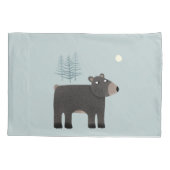 Niedlich Bärenwald Kissenbezug (Rückseite-Links)