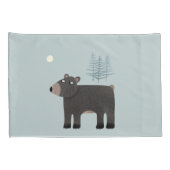 Niedlich Bärenwald Kissenbezug (Rückseite-Rechts)