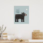 Niedlich Bärenwald Poster (Küche)