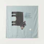 Niedlich Bärenwald Wandteppich (Vorderseite (Horizontal))