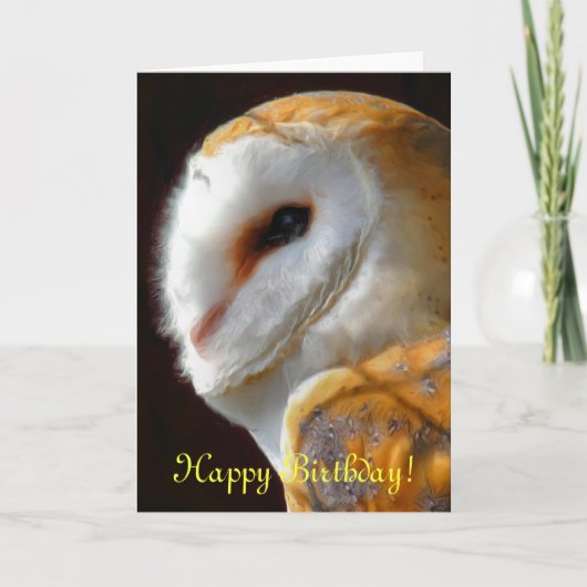 NIEDLICH BARN OWL KARTE (Vorderseite)