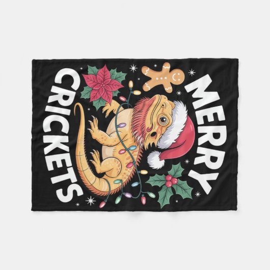 Niedlich Bartete Drachenweihe Fleecedecke (Vorderseite (Horizontal))