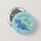 Niedlich Baryonyx Button (Vorne & Hinten)