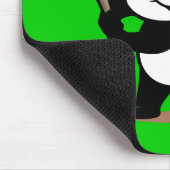 Niedlich Baseball Panda Mousepad (Ecke)