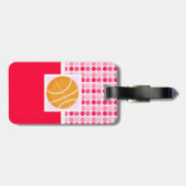 Niedlich Basketball Gepäckanhänger (Rückseite horizontal)