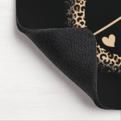 Niedlich Basketball Leopard Print Women Giro Mousepad (Ecke)
