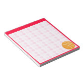 Niedlich Basketball Notizblock (angewinkelt)