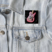 Niedlich Bass Guitar Button (Beispiel)