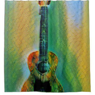 Niedlich Bass Guitar Duschvorhang