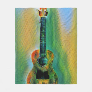 Niedlich Bass Guitar Fleecedecke