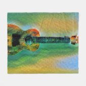 Niedlich Bass Guitar Fleecedecke (Vorderseite (Horizontal))