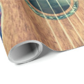 Niedlich Bass Guitar Geschenkpapier (Rolleneckpunkt)