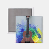 Niedlich Bass Guitar Magnet (Vorderseite/Rückseite)