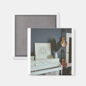 Niedlich Bass Guitar Magnet (Vorderseite/Rückseite)