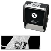 Niedlich Bass Guitar Permastempel (Beispiel)