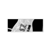 Niedlich Bass Guitar Permastempel (Design)