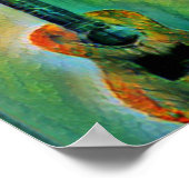 Niedlich Bass Guitar Poster (Ecke)