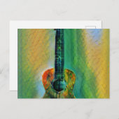 Niedlich Bass Guitar Postkarte (Vorne/Hinten)