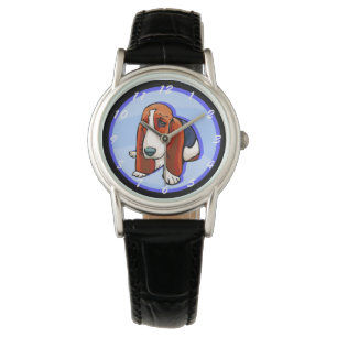 Niedlich Basset Hound Armbanduhr